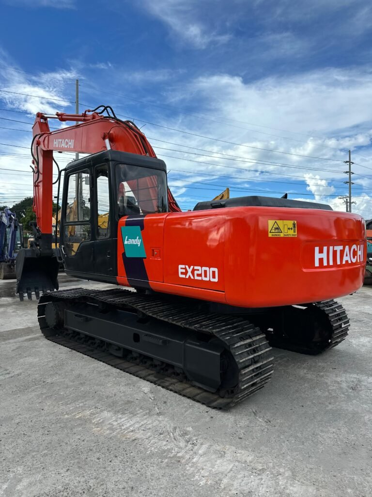 HITACHI EX200-2 WITH BREAKER LINE | MECHANICAL ENGINE