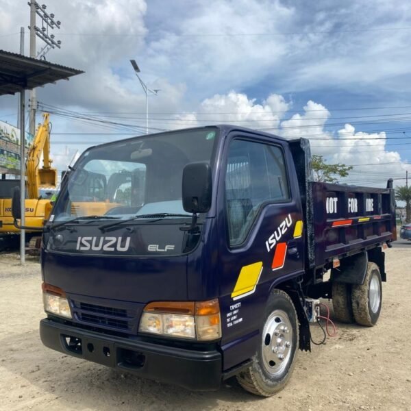 Isuzu Elf 4HF1 Mini Dump Truck – 3 Cubic Capacity, Camel Chassis